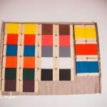 Caja color uno y dos Montessori DIY